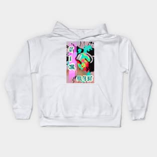 Get in zone, feel the beat Kids Hoodie